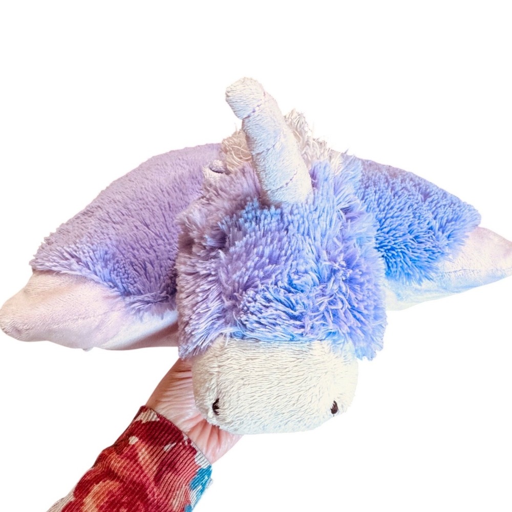 Pillow Pets Magical Unicorn Purple Plush Stuffed Animal Toy 18 inch Large‎ 2010 - Picture 2 of 14